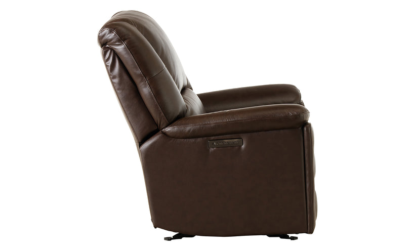 Perfect Match Plush Leather Power Recliner